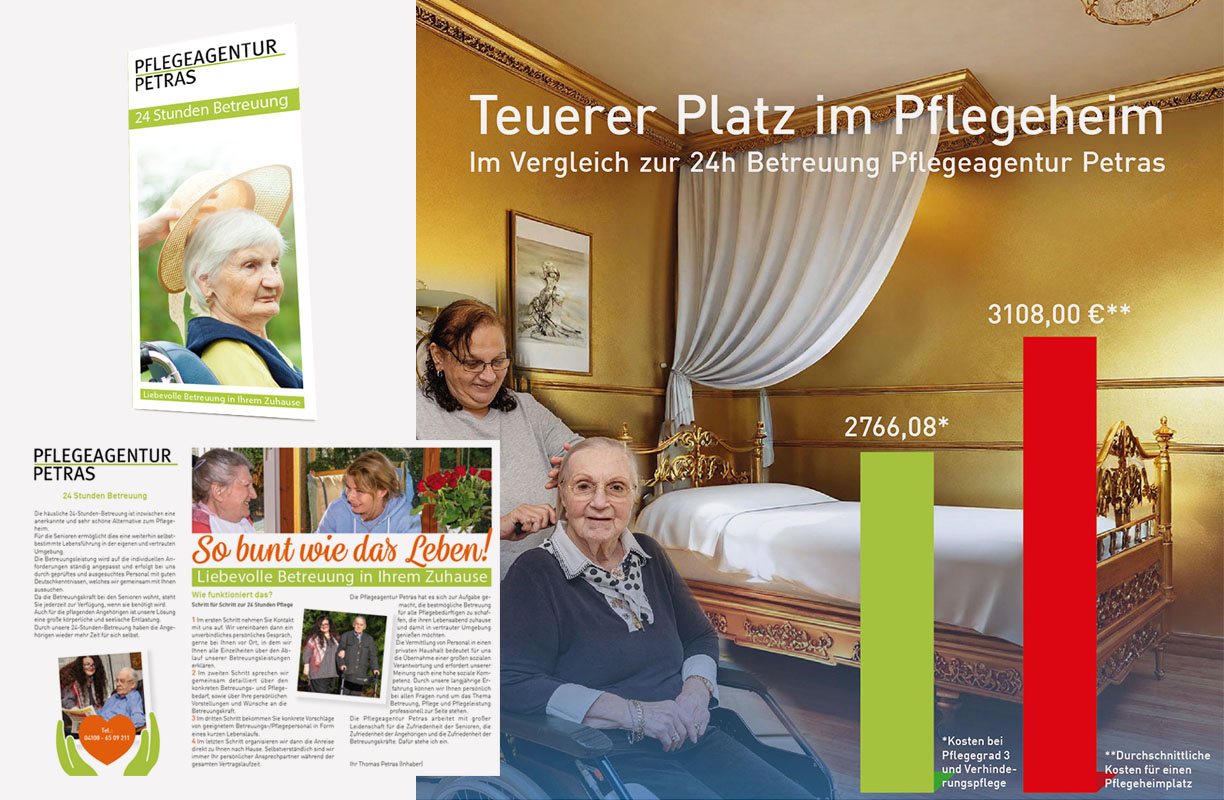 24h Pflegeagentur Petras Werbung